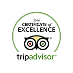 2016 Certificate of Excellence tripadvisor