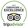 tripadvisor award of excellence 2016